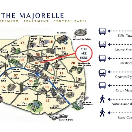 Le Majorelle - Calme & Cosy - By Mon Petit Fare باريس